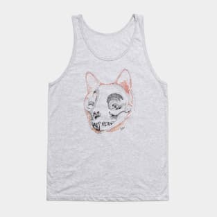 Skull cat Tank Top